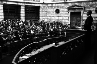 Ο Κυριάκος Μητσοτάκης στην ΚΟ της Νέας Δημοκρατίας
